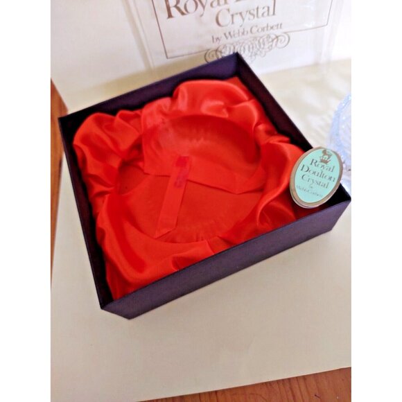 Royal Doulton Crystal Bowl Marriage of Charles & Diana 1981 by Webb Corbett - Picture 8 of 12